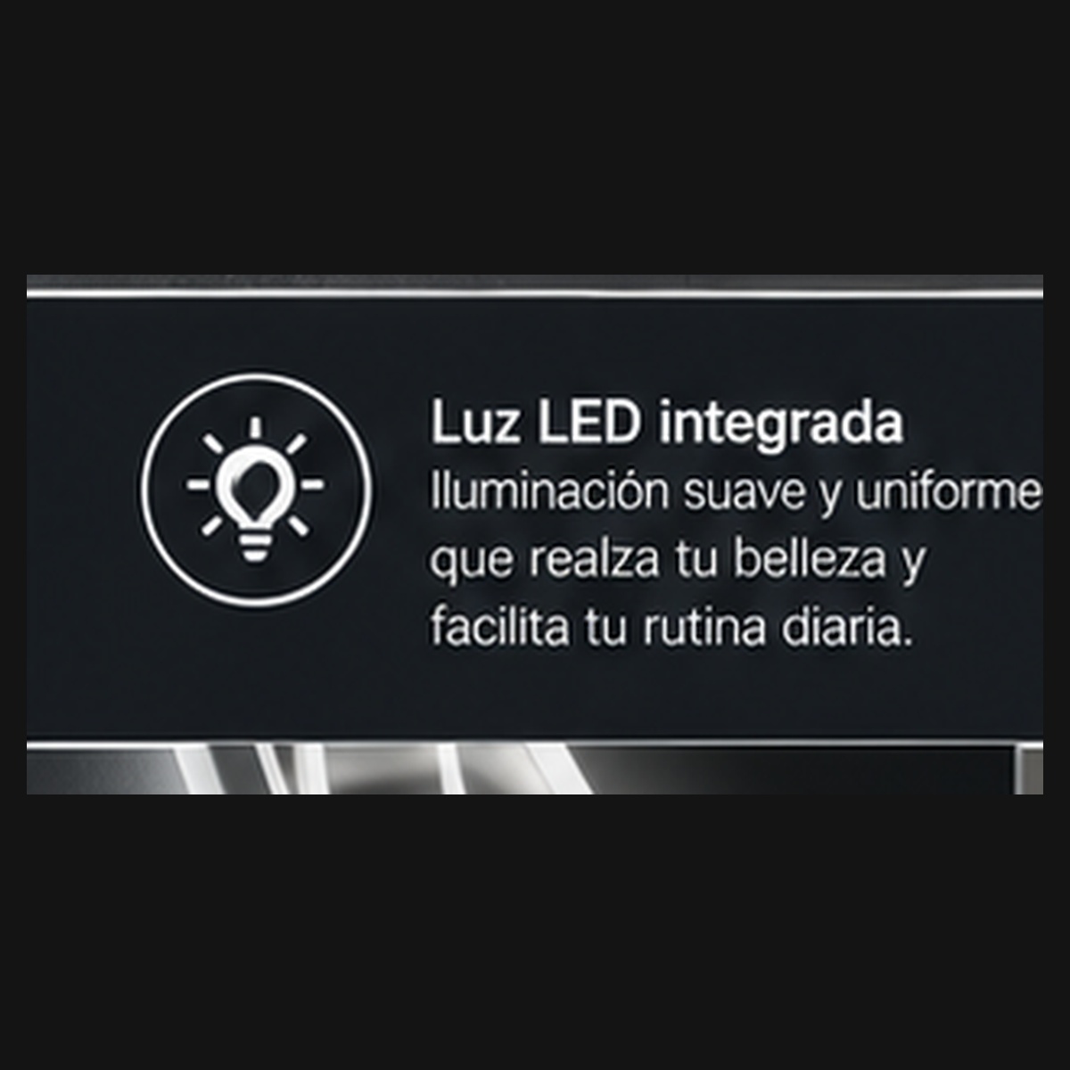 Luz LED perimetral integrada