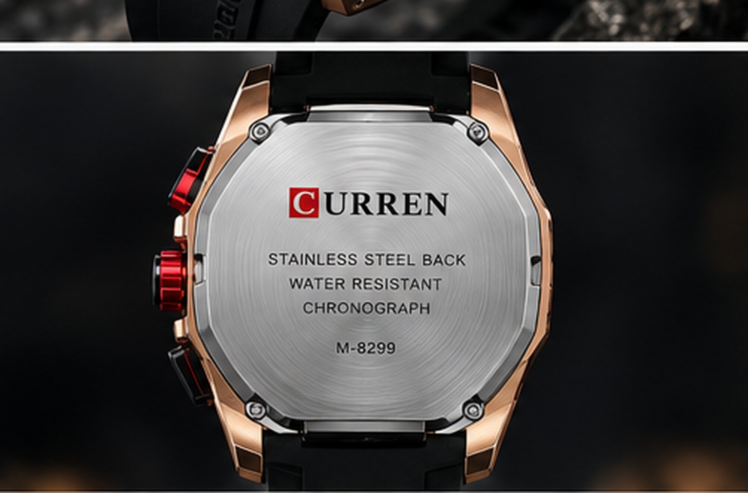 Curren M-8299 Skeleton - parte trasera